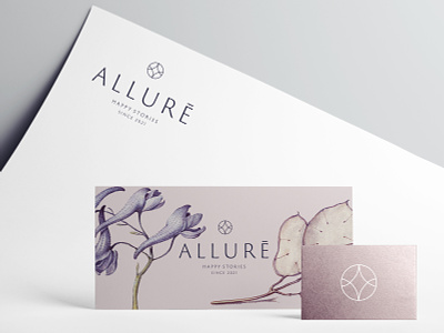 Allurē brand identity branding branding and identity clean clothing branding concept fashion branding illustration logo logo design logotype minimal stationary design textures