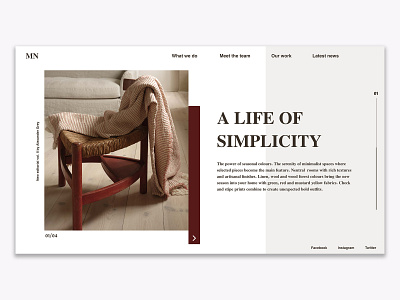 Home Decor I Website Concept