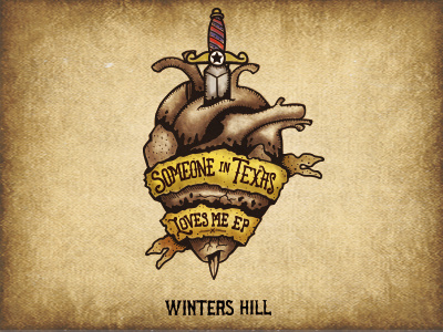 Winters Hill - album cover album artwork illustrator music photoshop