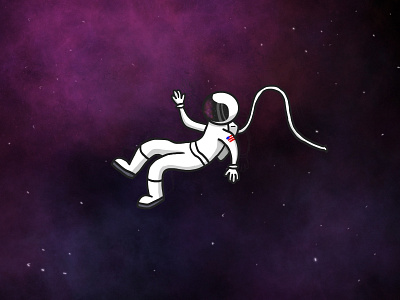 Cosmic Rebirth art astronaut procreate space