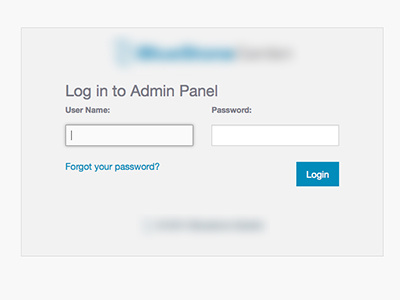 Magento Admin Login foundation5 magento ui design