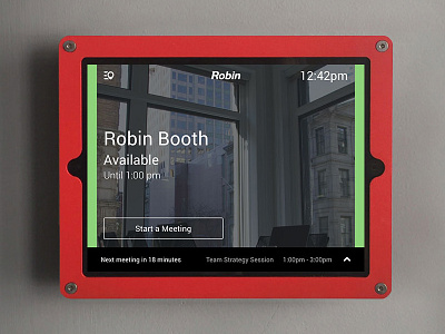 Robin Rooms v1.0 beacon booking office robin room displays tablet