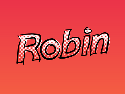 Two Years at Robin Today 🎉 comic book design exploration logo robin work anniversary