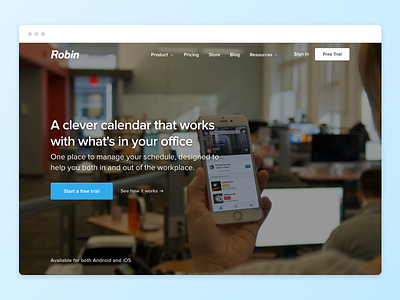 New Website 🎉 calendar office redesign robin website