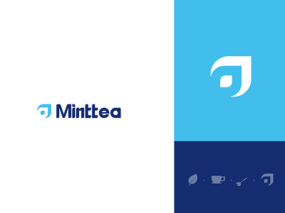 Minttea studio art direction branding graphicdesign icon logo