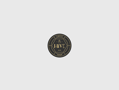 Hive coffe shop logo art direction branding creative illustrator logo