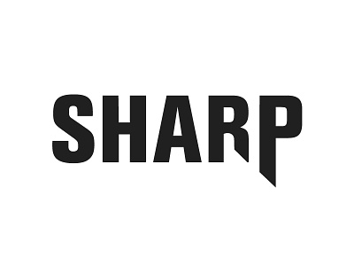 Sharp - Thirty Logos Challenge Day 16 brand branding design knife knife logo logo logo design logos sharp sharp logo thirty logos thirty logos challenge