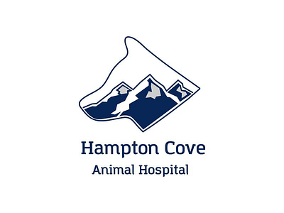 Hampton Cove Animal Hospital - Thirty Logos Challenge Day 19 animal animal hospital animal logo design hampton cove hampton cove logo hospital logo logo logo design thirty logos thirty logos challenge