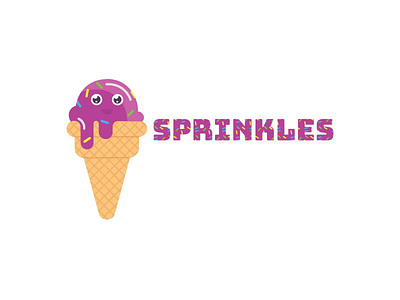 Sprinkles - Thirty Logos Challenge Day 21 design ice cream ice cream logo logo logo design sprinkles sprinkles logo thirty logos thirty logos challenge