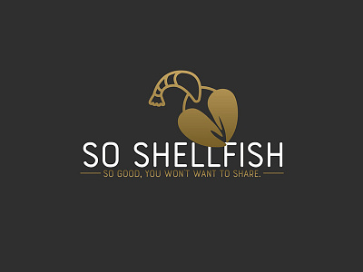 So Shellfish bread design fish food inspiration logo sea shell