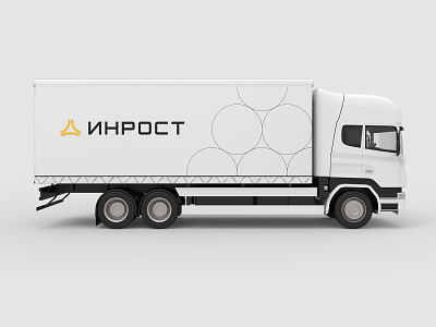 ИНРОСТ branding design logo minimal