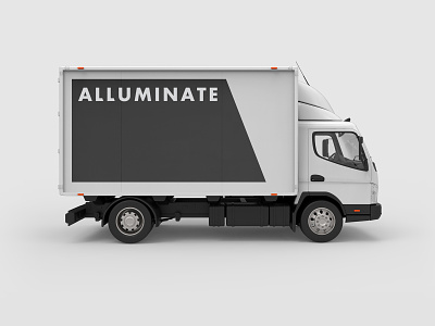 ALLUMINATE branding design logo minimal