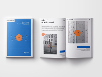 architectural magazine architecture catalog clean czech design flat illustration illustrator magazine minimal typography ui vector