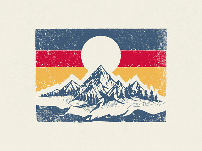 Mountains illustration