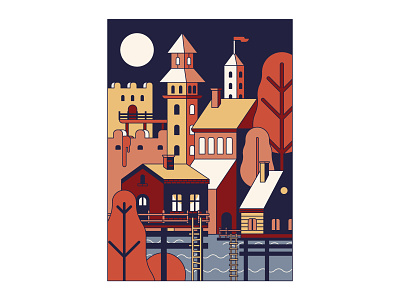 Lake Town illustration