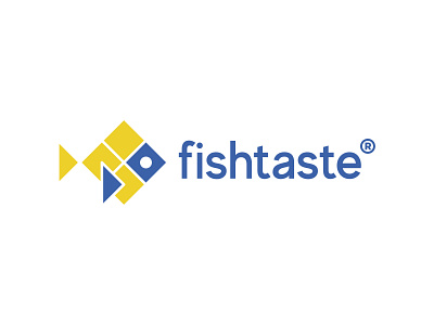 Fishtaste clean design fish fishing flat icon illustration logo logo design logotype minimal sweden vector