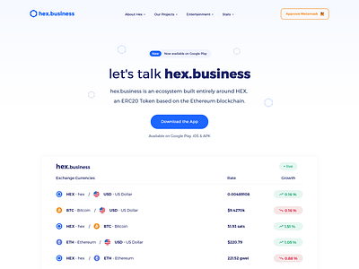 🍋 hex.business Landing Page 🍋