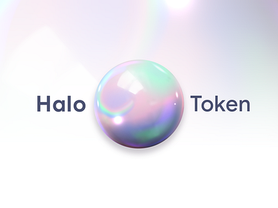 🍋 Halo Token 🍋 branding corporate design corporate identity crypto crypto currency design futuristic illustration logo logodesign minimalist sphere