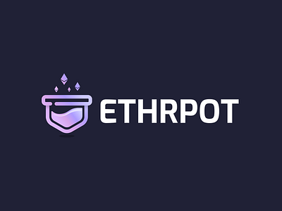 🍋 ETHRPOT Logo 🍋 branding corporate design crypto crypto currency crypto logo cryptocurrency futuristic happylemon logo logodesign