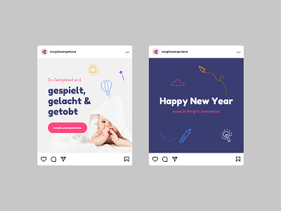 Margits Zwergenland: Social Media Design branding corporate design facebook instagram logo logodesign media social social media