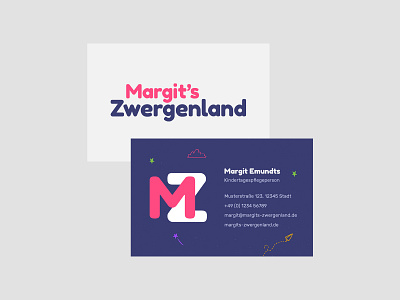 Margits Zwergenland: Business Cards branding business cards cards corporate design corporate identity illustration logo logodesign