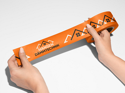 Hansen Dämmtechnik: Tape adhesive tape branding corporate design corporate identity design logo logodesign tape