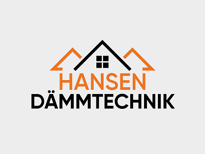 Hansen Dämmtechnik: Logo Design branding corporate design corporate identity design illustration logo logodesign roof logo vector