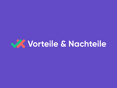 Vorteile & Nachteile Logo advantage branding cons contra corporate design corporate identity design illustration logo logodesign nachteil pro pros vorteil