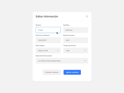 Edit Information branding button clean dashboard edit figma graphic design illustration input landing logo presentation resource typography ui ui kit uxui vector