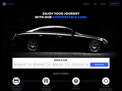 Car Rental Landing Page