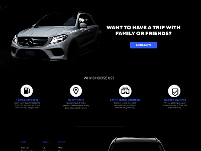 Car Rental Landing Page