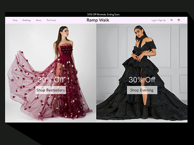 Fashion Clothing Website design