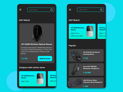 Tech Shopping App app design design figma layout mobile design shopping ui ui design uiux user experience user interface