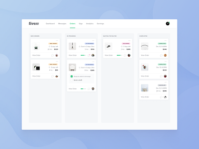 Fiverr workflow concept