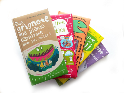 QUI, QUOI, COMMENT ? collection books childrens book design indesign