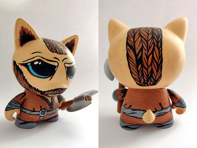 Ragnar toy custom design illustration