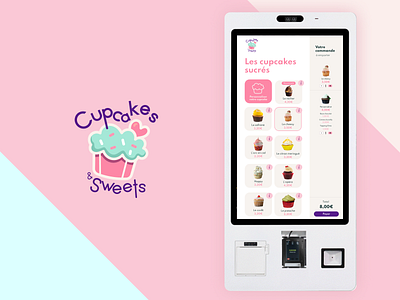 Cupcake and sweets - UI design branding cupcakes logo touchscreen ui ui design ux ux ui design