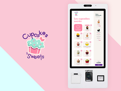 Cupcake and sweets - UI design