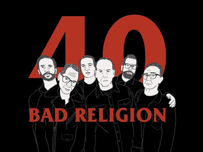 4 Dekade Bad Religion bad religion illustration punk