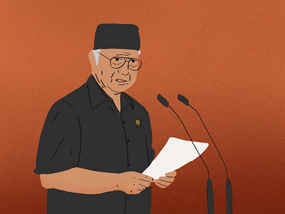 Soeharto Mundur illustration reformasi soeharto