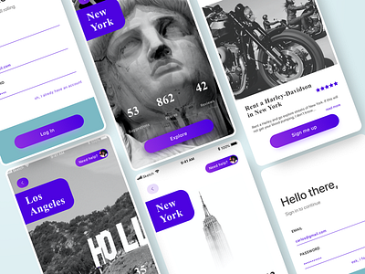 Travel app app app design ny travel app ui ui design ux