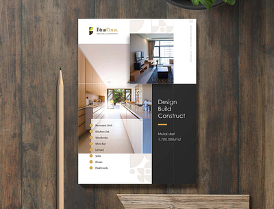 Brochure BinaCons brochure design corporate flyer