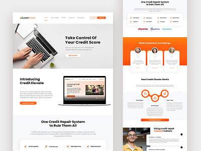 Corporate Landing Page design