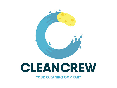Clean Crew - Your Cleaning Company cleaning cleaning company logo logo design logos