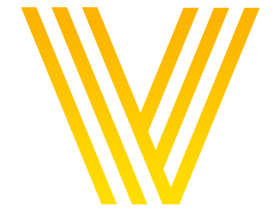 V logo