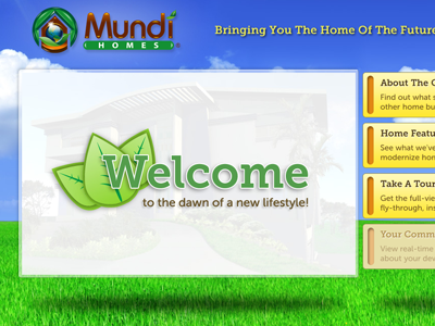 Landing Page - Mundi Homes