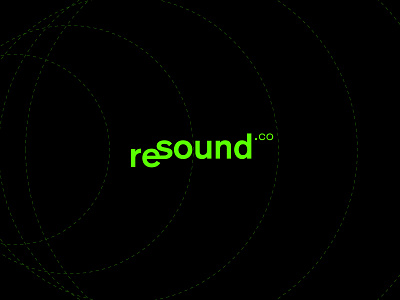 resound brand design brand identity branding design logo logo design logotype production