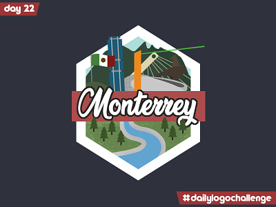 Monterrey dailylogochallenge day 22 design illustration logo