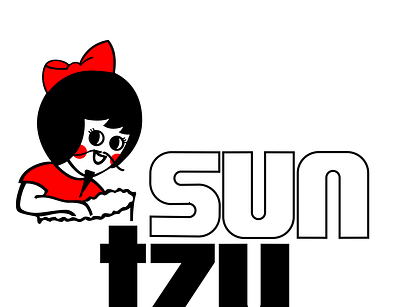 Sun Tzu / Utz design illustration logo vector