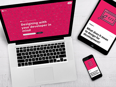 New e-course—Designing with your Developer in Mind clean design e-course email invision responsive ui ux
